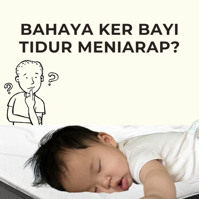bahaya ker bayi tidur meniarap?