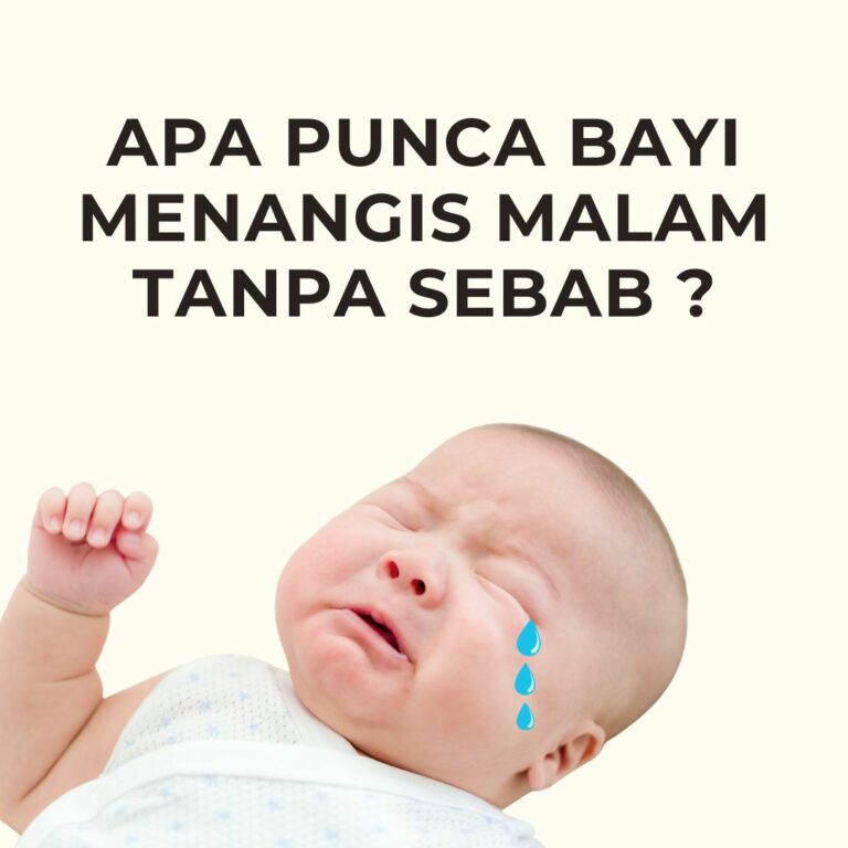 4 Punca Bayi menangis malam tanpa sebab