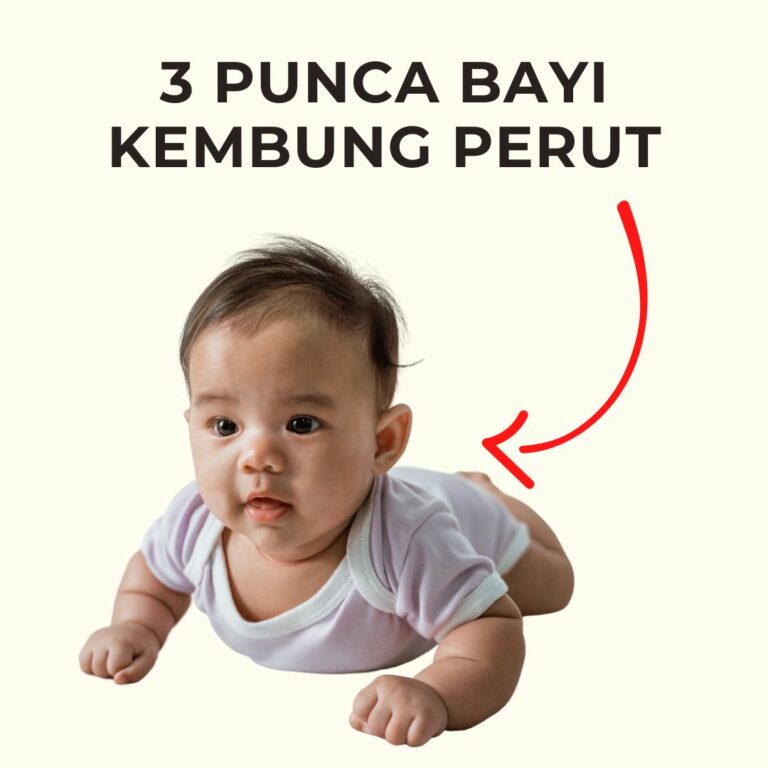 3 Punca Bayi Kembung perut