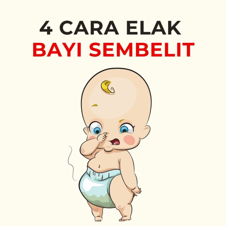 4 Cara Elak Bayi Sembelit