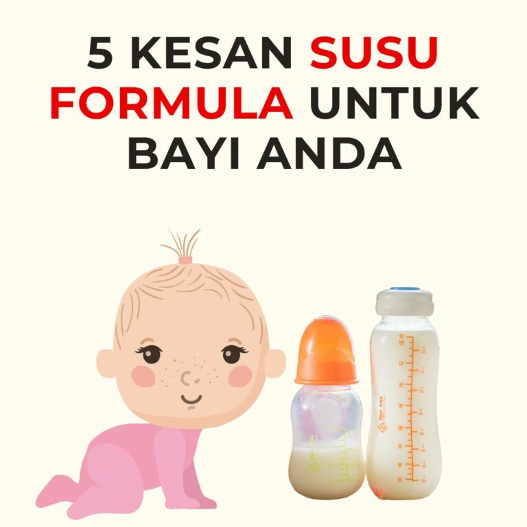5 Kesan susu formula Untuk bayi Anda