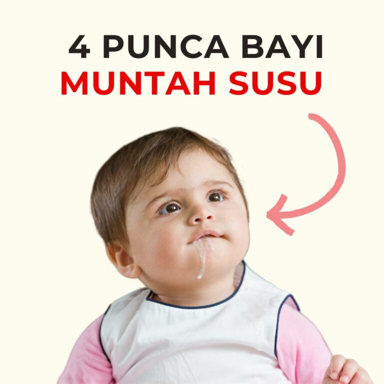 4 Punca Bayi Muntah Susu Yang Tak Ramai Tahu