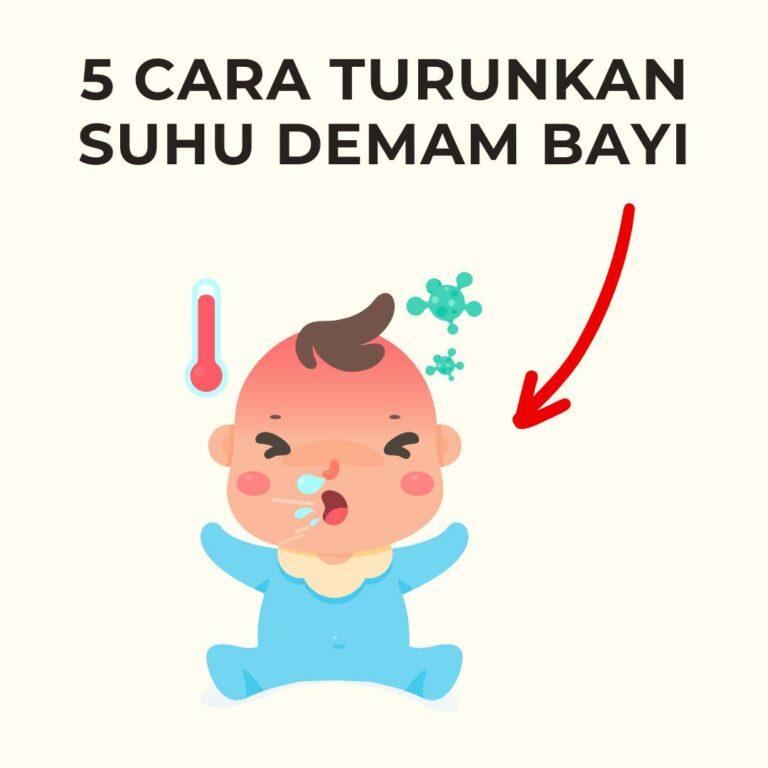 5 Cara Turunkan Suhu Demam Bayi
